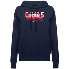 St. Louis Cardinals Levelwear Women's Adorn Retro 3D Pullover Hoodie Lifestyle