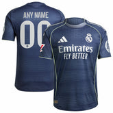 Adidas Real Madrid 2025/26 Away Custom Jerseys - Blue