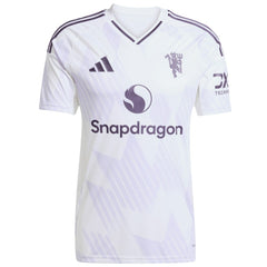 Adidas Manchester United 2025/26 Away Replica Custom Jerseys - White