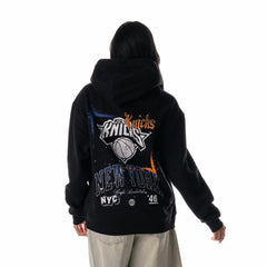 NBA - New York Knicks The Wild Collective Unisex Splatter Premium Hoodie - Black