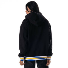 NBA - Golden State Warriors The Wild Collective Unisex Custom Rib Tonal Premium Hoodie - Black