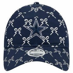 Dallas Cowboys New Era Women's Ribbon 9TWENTY Adjustable Hat Navy - NFL
