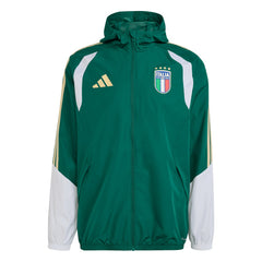 Adidas Italy National Team FIFA x World Cup 2026 Tiro All Weather Full-Zip Jacket - Green