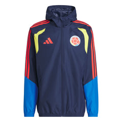 Adidas Colombia National Team FIFA x World Cup 2026 Tiro All Weather Full-Zip Jacket - Navy