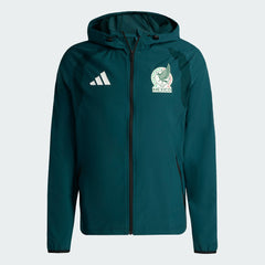 Adidas Mexico National Team FIFA x World Cup 2026 Full-Zip Travel Windbreaker Jacket - Green