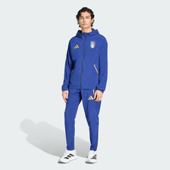 Adidas Italy National Team FIFA x World Cup 2026 Full-Zip Travel Windbreaker Jacket - Blue