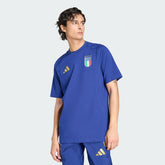 Adidas Italy National Team FIFA x World Cup Tiro Travel T-Shirts - Blue