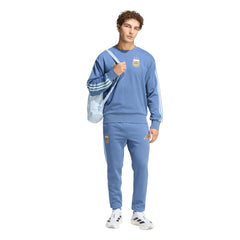 Adidas Argentina National Team FIFA x World Cup Alphaskin Crewneck Sweatshirt - Blue