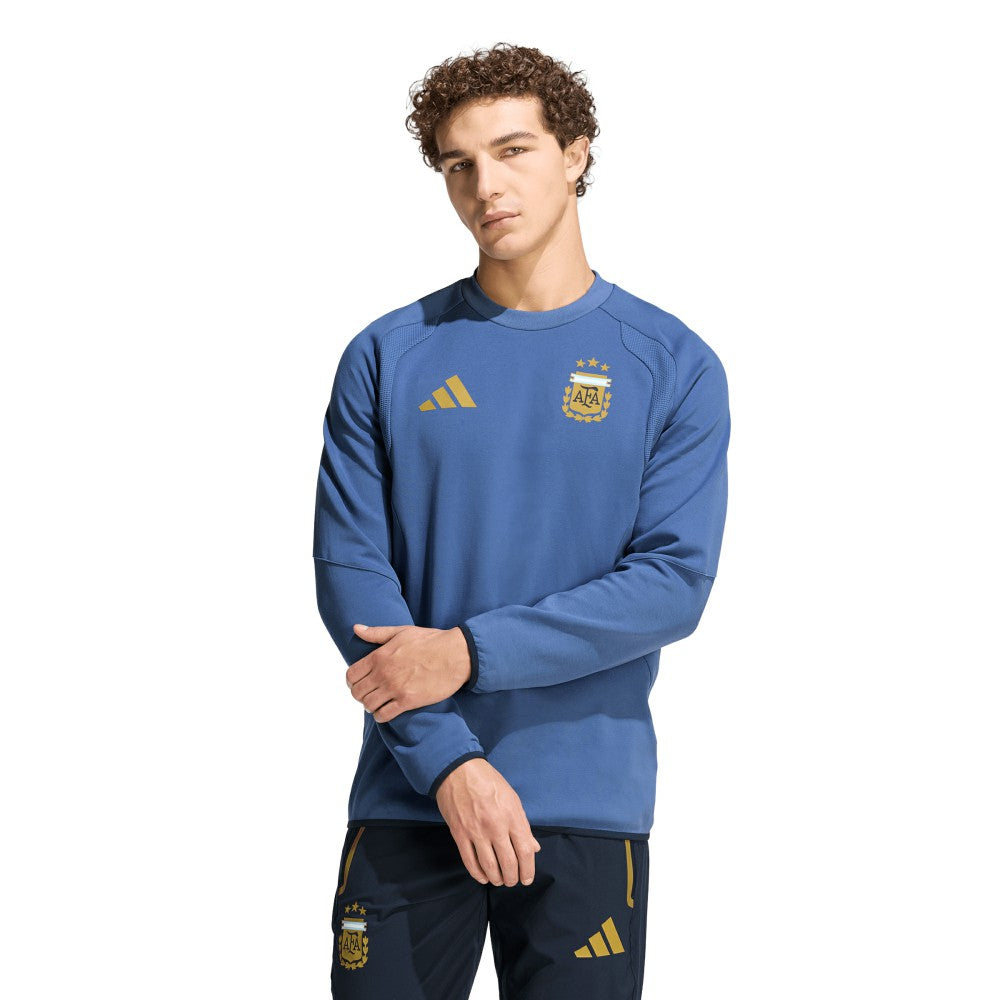 Adidas Argentina National Team FIFA x World Cup Tiro Travel Sweatshirt - Blue