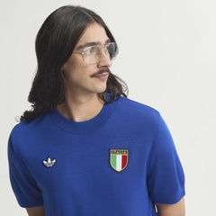 Adidas Italy National Team 1970s Fashion Jerseys - Blue
