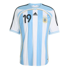 Adidas Lionel Messi Argentina National Team 2006 Bringback Home Jerseys - White