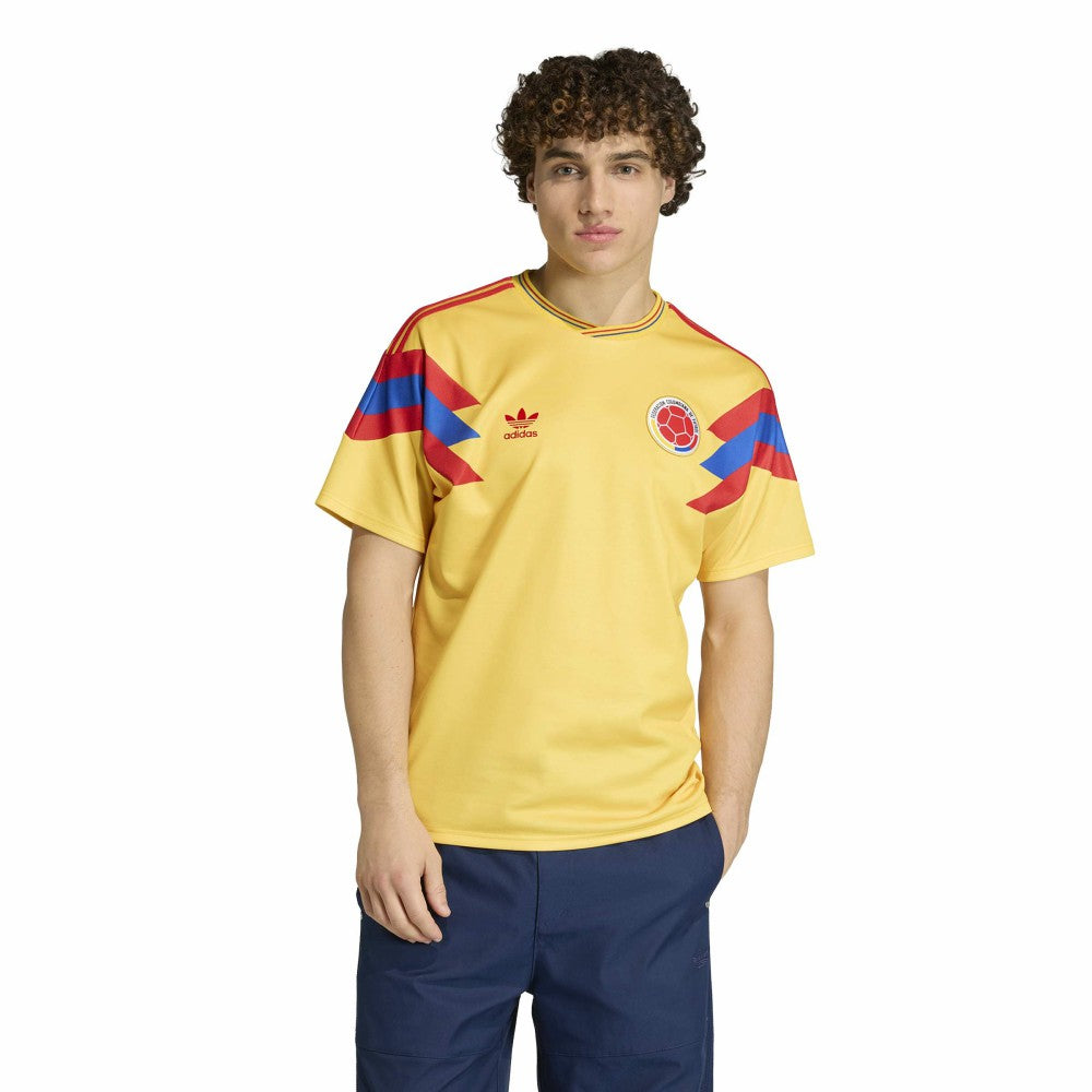 Adidas Colombia National Team 1990 Bringback Home Jerseys - Yellow