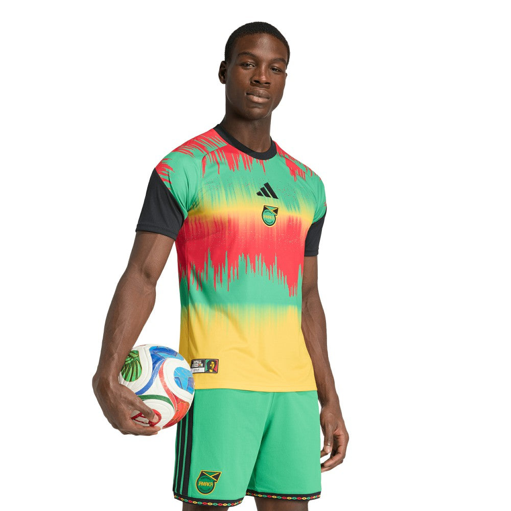 Adidas Jamaica National Team 2026 Pre-Match Training Jerseys - Green