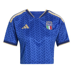 Adidas Italy National Team Women's FIFA x World Cup 2026 Home Cropped Replica Jerseys - Royal