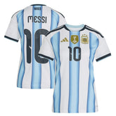 Adidas Lionel Messi Argentina National Team Women's FIFA x World Cup 2026 Home Replica Jerseys - White