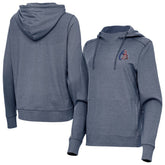 Baltimore Orioles Antigua Women's Justice Stars and Stripes Team Logo Pullover Hoodie for sale