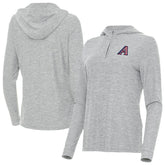 Arizona Diamondbacks Antigua Women's Daybreak Quarter-Zip Hoodie Lifestyle