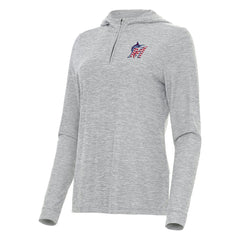 Miami Marlins Antigua Women's Daybreak Quarter-Zip Hoodie Clearance