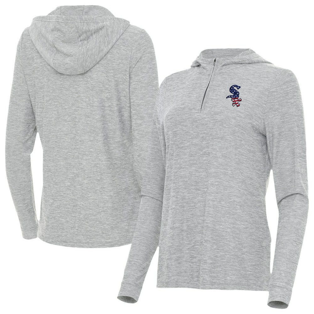 Chicago White Sox Antigua Women's Daybreak Quarter-Zip Hoodie Sale
