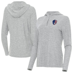 Milwaukee Brewers Antigua Women's Daybreak Quarter-Zip Hoodie Online
