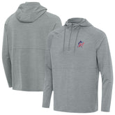 Miami Marlins Antigua Spikes Stars and Stripes Team Logo Quarter-Zip Pullover Hoodie Clearance