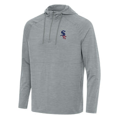 Chicago White Sox Antigua Spikes Stars and Stripes Team Logo Quarter-Zip Pullover Hoodie Online