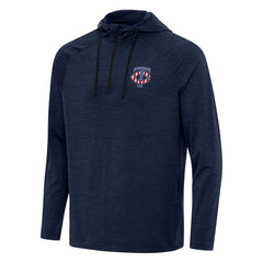 Minnesota Twins Antigua Spikes Stars and Stripes Team Logo Quarter-Zip Pullover Hoodie Online