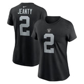 Ashton Jeanty Las Vegas Raiders Women's Name & Number T-Shirt Black - Nike