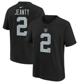 Ashton Jeanty Las Vegas Raiders Youth 2025 NFL Draft First Round Pick Name & Number T-Shirt Black - Nike