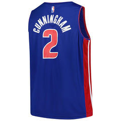 Fanatics - Cade Cunningham Detroit Pistons Big & Tall Fast Break Player Jersey - Blue - Icon Edition