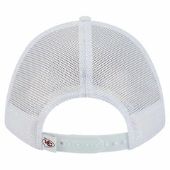 Kansas City Chiefs New Era NFL 9FORTY A-Frame M-Crown Adjustable Trucker Hat White - NFL