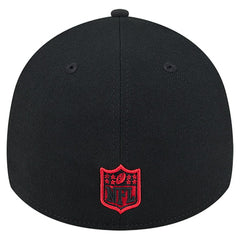 Kansas City Chiefs New Era Stripes 39THIRTY Flex Hat Black - NFL
