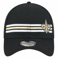 New Orleans Saints New Era Stripes 39THIRTY Flex Hat Black - NFL