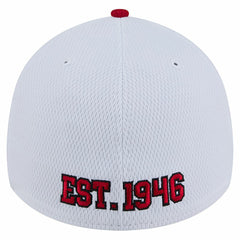 San Francisco 49ers New Era Dashmark Rays 39THIRTY Flex Hat White/Scarlet - NFL