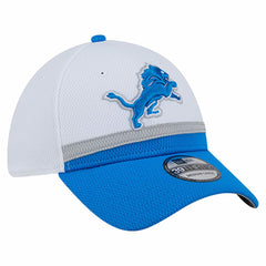 Detroit Lions New Era Dashmark Rays 39THIRTY Flex Hat White/Blue - NFL