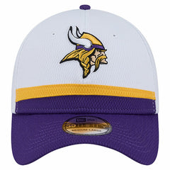 Minnesota Vikings New Era Dashmark Rays 39THIRTY Flex Hat White/Purple - NFL