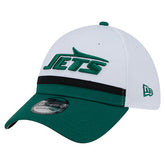 New York Jets New Era Dashmark Rays 39THIRTY Flex Hat White/Green - NFL