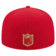 San Francisco 49ers New Era Group Chat 59FIFTY Fitted Hat Scarlet - NFL