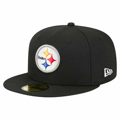 Pittsburgh Steelers New Era Group Chat 59FIFTY Fitted Hat Black - NFL