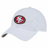 San Francisco 49ers New Era Women's Floral 9TWENTY Adjustable Hat White - NFL
