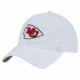 Kansas City Chiefs New Era Women's Floral 9TWENTY Adjustable Hat White - NFL