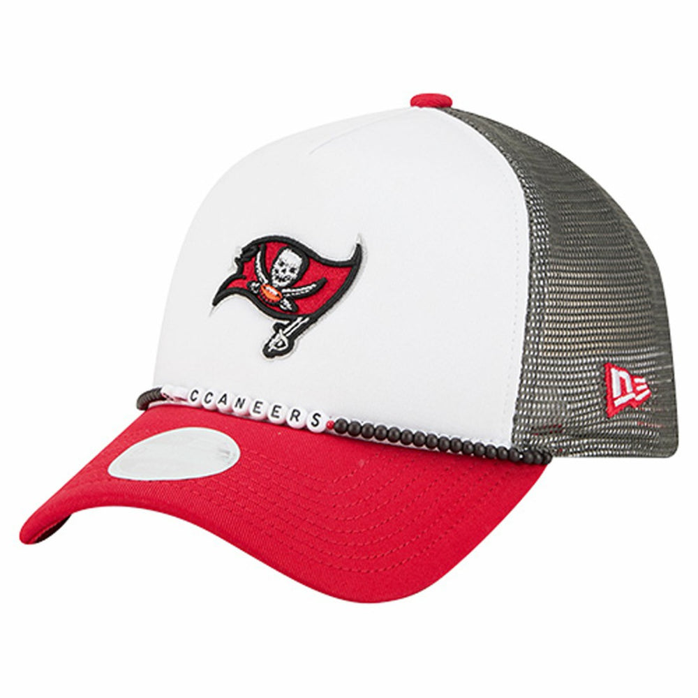 Tampa Bay Buccaneers New Era Women's Friendship Bracelet 9FORTY Adjustable Hat White/Red - NFL