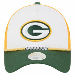 Green Bay Packers New Era Women's Friendship Bracelet 9FORTY Adjustable Hat White/Green - NFL