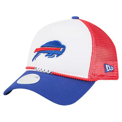 Buffalo Bills New Era Women's Friendship Bracelet 9FORTY Adjustable Hat White/Royal - NFL