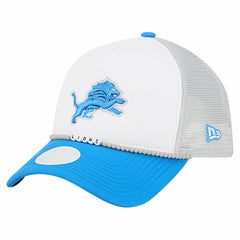 Detroit Lions New Era Women's Friendship Bracelet 9FORTY Adjustable Hat White/Blue - NFL