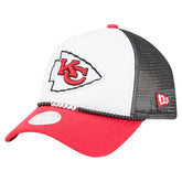 Kansas City Chiefs New Era Women's Friendship Bracelet 9FORTY Adjustable Hat White/Red - NFL