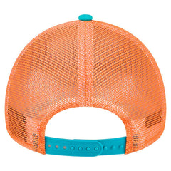 Miami Dolphins New Era Women's Friendship Bracelet 9FORTY Adjustable Hat White/Aqua - NFL
