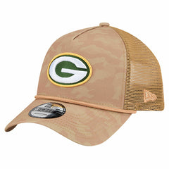 Green Bay Packers New Era Wheat Camo 9FORTY Adjustable Hat Tan - NFL