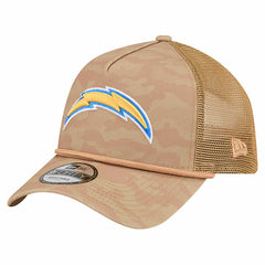 Los Angeles Chargers New Era Wheat Camo 9FORTY Adjustable Hat Tan - NFL