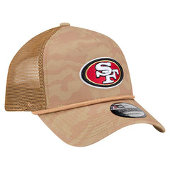 San Francisco 49ers New Era Wheat Camo 9FORTY Adjustable Hat Tan - NFL